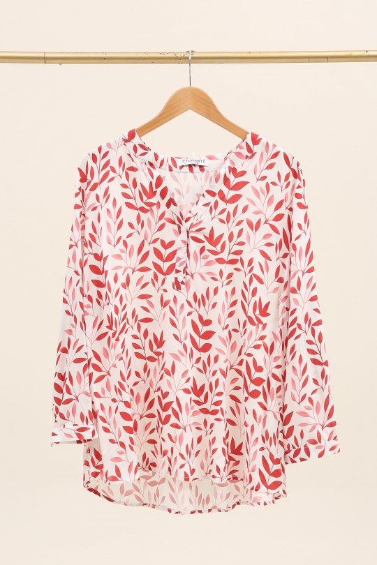 Chemises & blouses Femme Rouge Christy F581 Efashion Paris