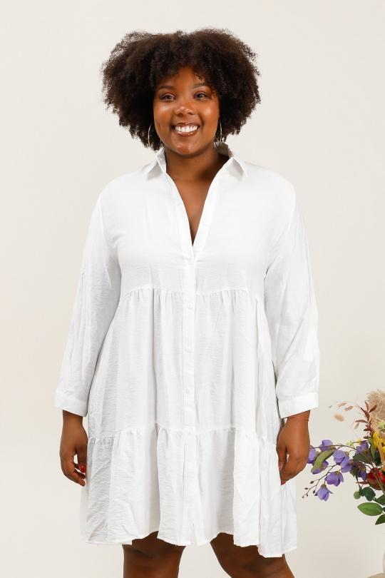 Robes & Combinaisons Femme Blanc Christy R543-2 Efashion Paris