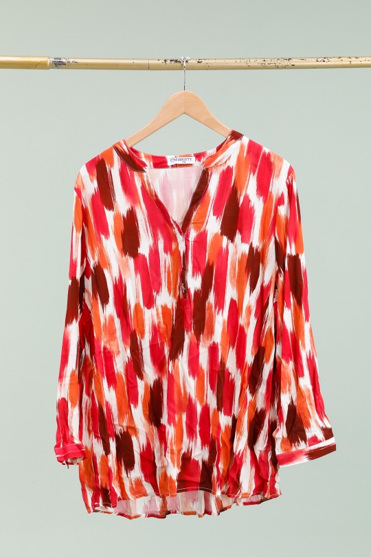 Chemises & blouses Femme Rouge Christy F615 Efashion Paris