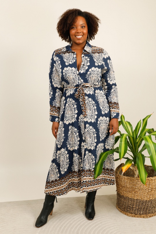 Robes & Combinaisons Femme Bleu Christy K015 Efashion Paris