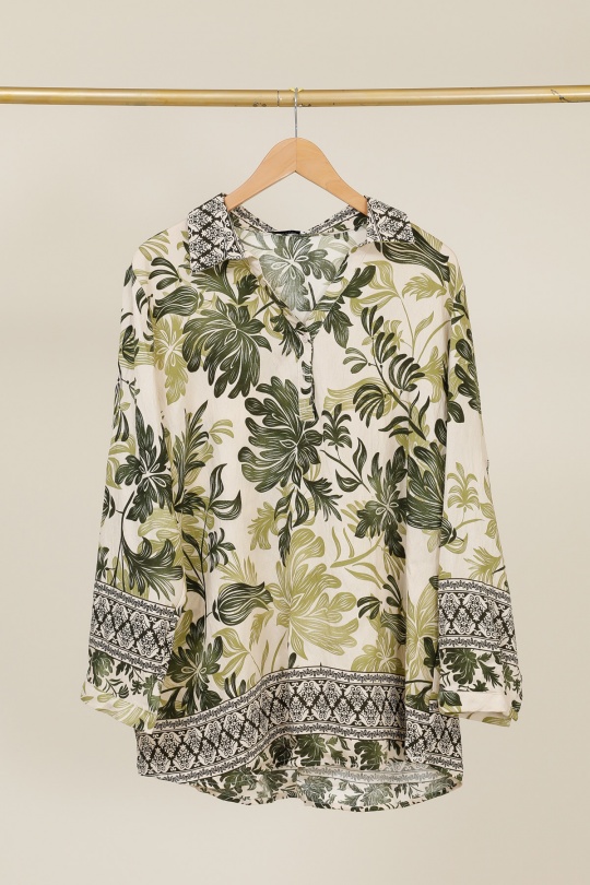 Camisas & blusas Mujer Green Christy 1685-16 Efashion Paris