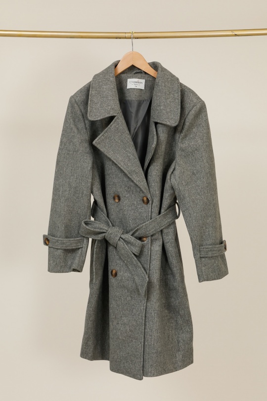 Manteaux Femme Gris Christy 6001# Efashion Paris