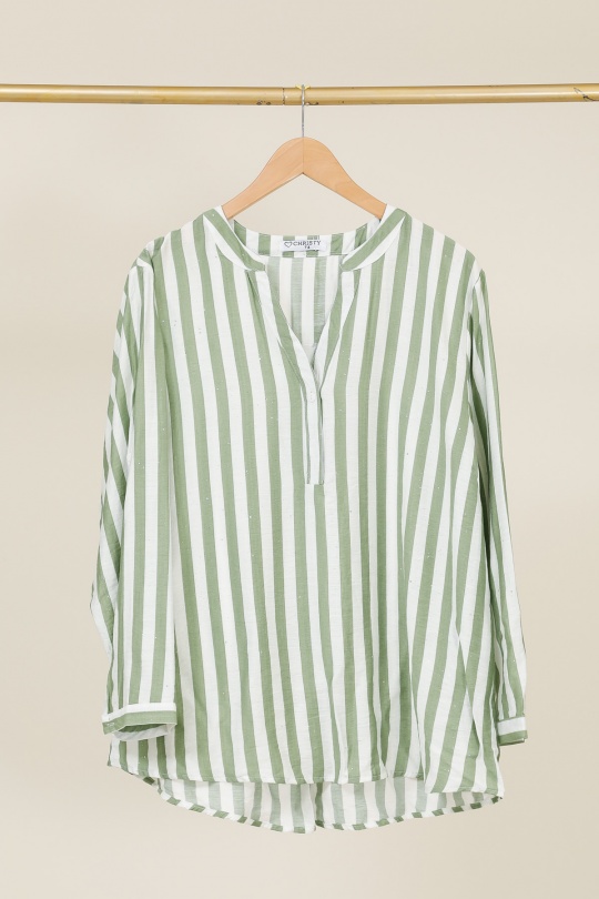 Camisas & blusas Mujer Green Christy F647 Efashion Paris