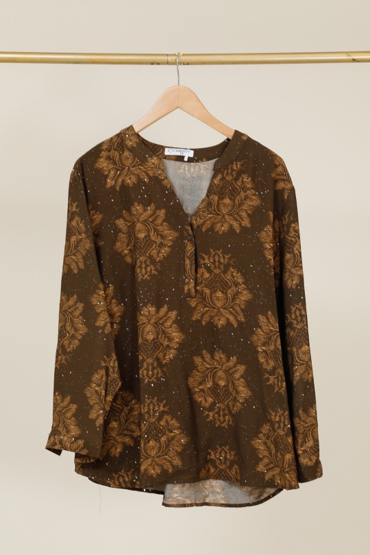 Camisas & blusas Mujer Brown Christy F643 Efashion Paris