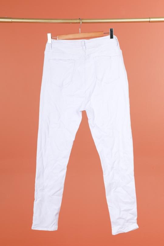 Pantalons Femme Blanc Christy D001 (PACK DE 6) Efashion Paris
