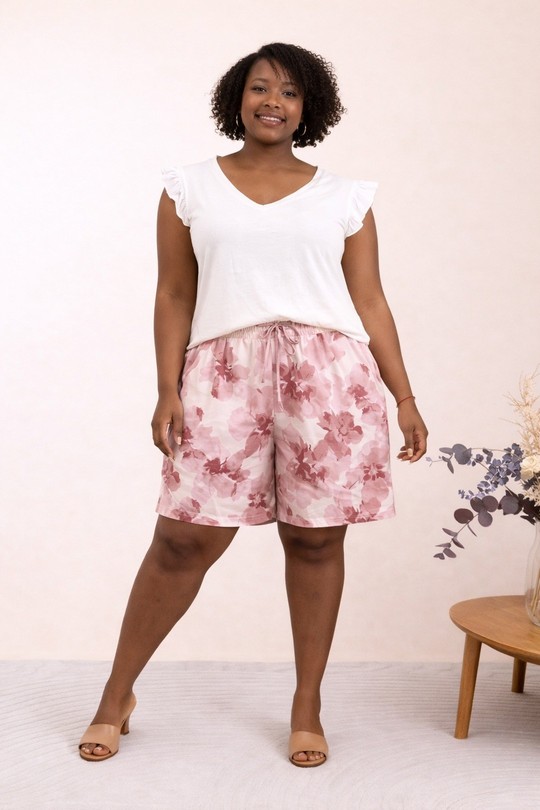 Shorts Femme Bleu Christy AB035 Efashion Paris