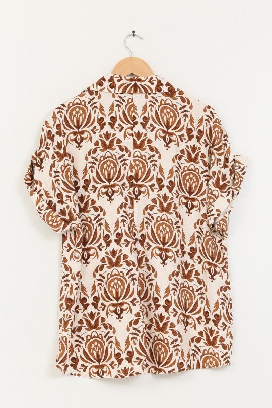 Tops Femme Marron Christy R415-13 Efashion Paris