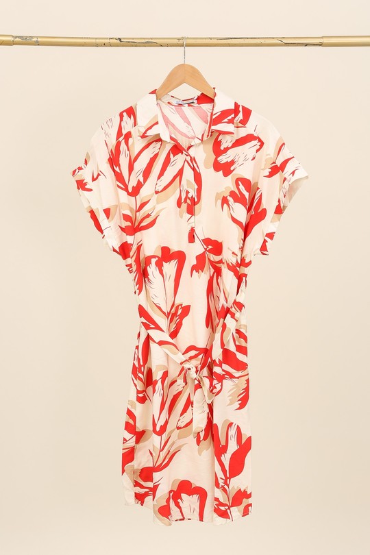 Robes & Combinaisons Femme Rouge Christy R290-12 Efashion Paris