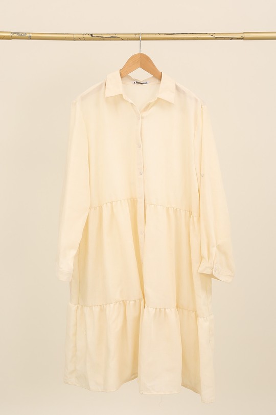 Robes & Combinaisons Femme Ecru Christy R543-3 Efashion Paris