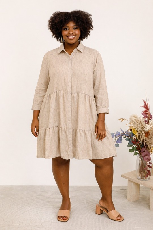 Robes & Combinaisons Femme Ecru Christy R543-3 Efashion Paris