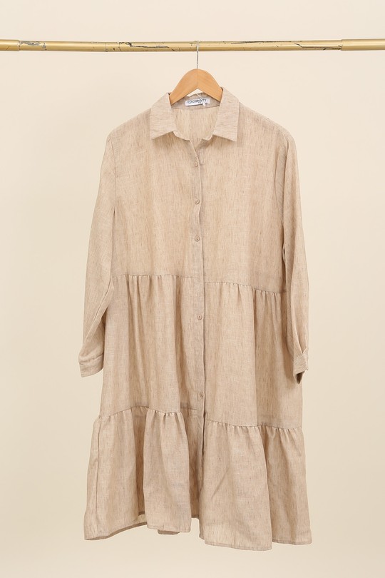 Robes & Combinaisons Femme Ecru Christy R543-3 Efashion Paris