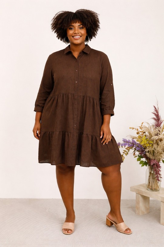 Robes & Combinaisons Femme Ecru Christy R543-3 Efashion Paris