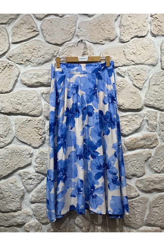 Jupes Femme Bleu Christy AB029-2 Efashion Paris