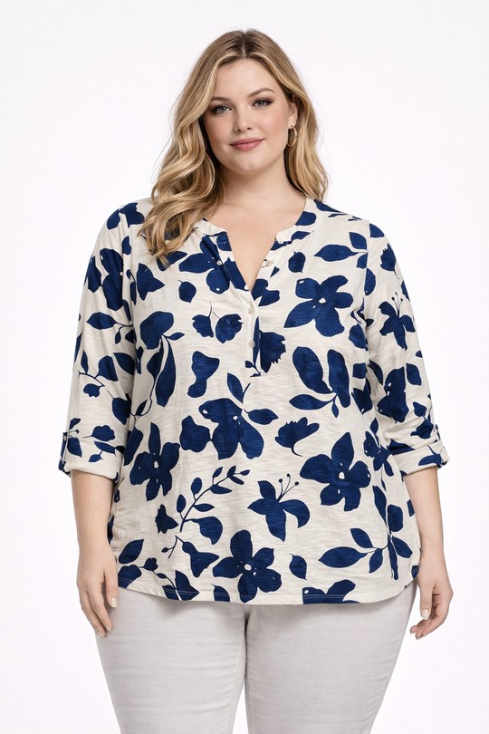 Camisas & blusas Mujer Navy blue Christy F686 Efashion Paris