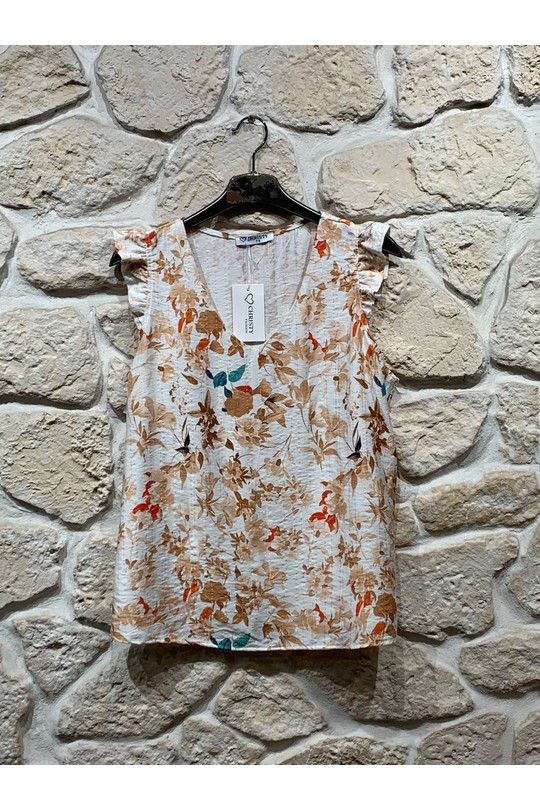 Débardeurs Femme Bleu Christy F458-24 Efashion Paris