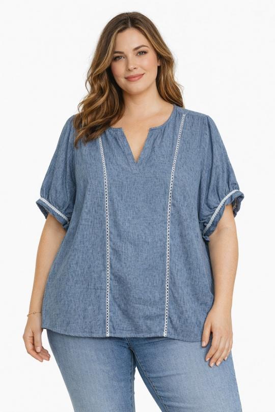 Camisas & blusas Mujer Pink Christy K028 Efashion Paris