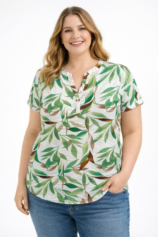 Tops Femme Vert Christy 1663-26 Efashion Paris