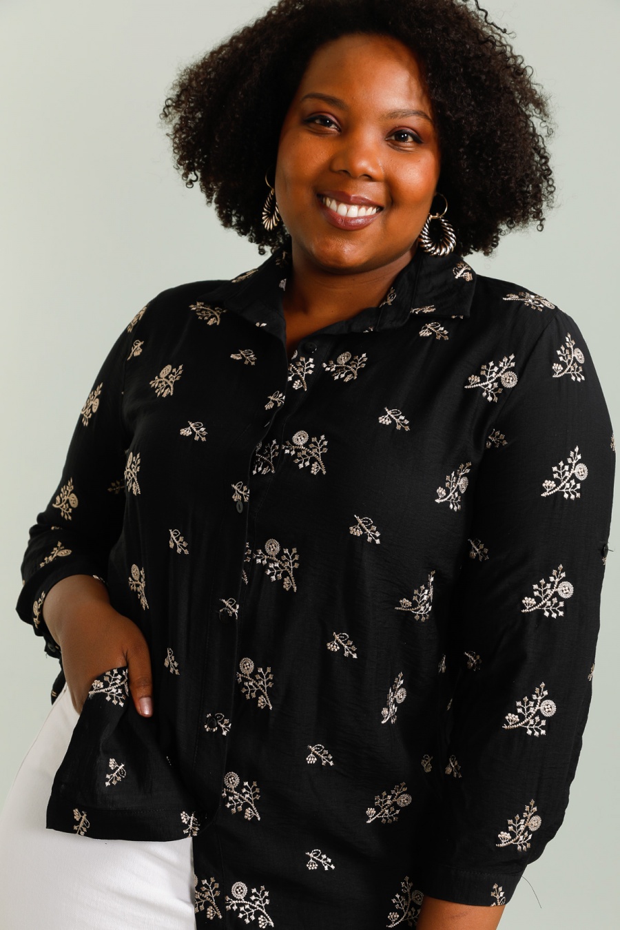 Shirts & blouses  Women Black Christy F201-28 #c Efashion Paris