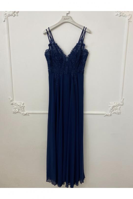 Robes de soirée Femme Rose poudre Lautinel R1854 Efashion Paris