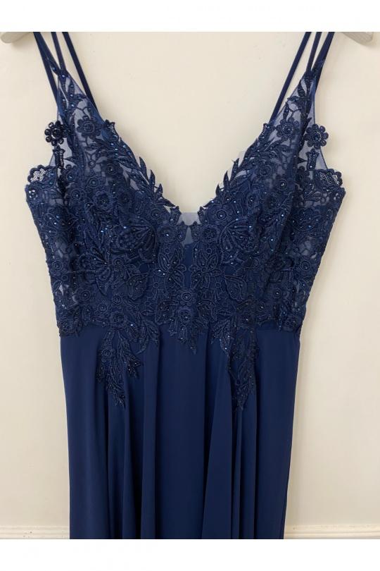 Robes de soirée Femme Rose poudre Lautinel R1854 Efashion Paris