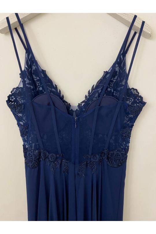 Robes de soirée Femme Rose poudre Lautinel R1854 Efashion Paris