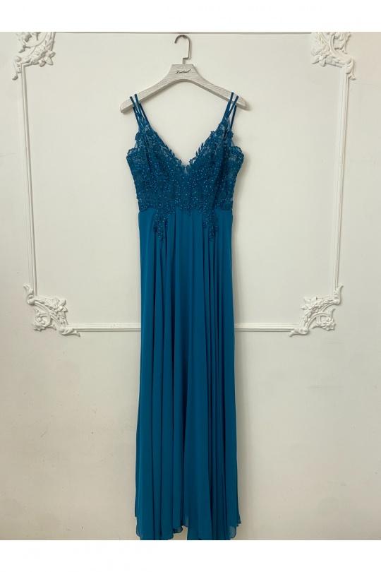 Robes de soirée Femme Rose poudre Lautinel R1854 Efashion Paris