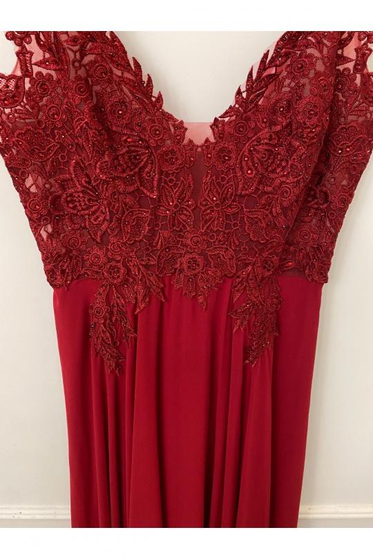 Robes de soirée Femme Rose poudre Lautinel R1854 Efashion Paris