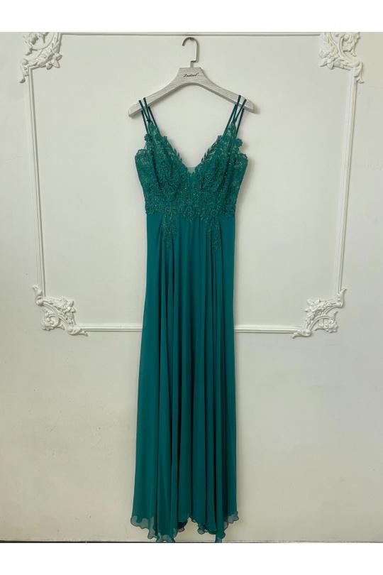 Robes de soirée Femme Rose poudre Lautinel R1854 Efashion Paris