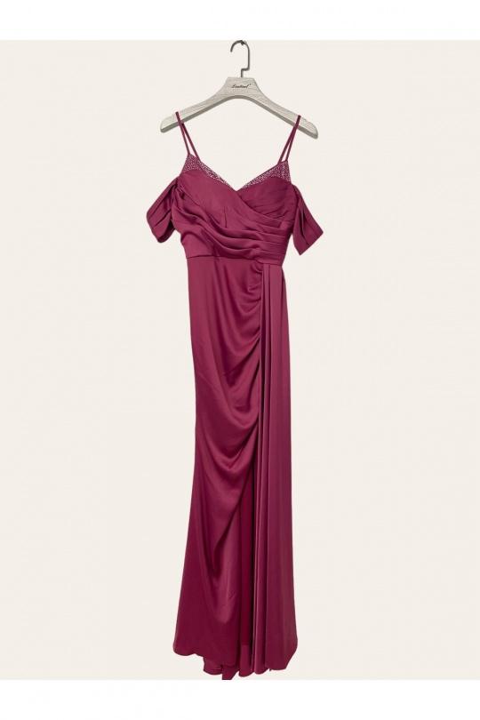 Robes de soirée Femme Orange clair Lautinel R1884 Efashion Paris