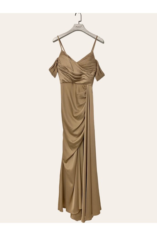 Robes de soirée Femme Orange clair Lautinel R1884 Efashion Paris