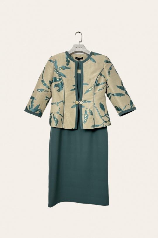 Ensembles Femme Vert Celadon Lautinel EN2309 Efashion Paris