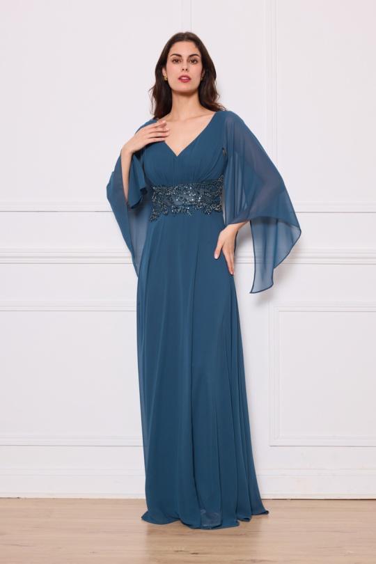 Robes & Combinaisons Femme Bleu petrol Lautinel R8330G Efashion Paris