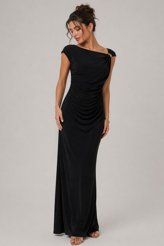 Robes de soirée Femme Kaki Lautinel R75535 Efashion Paris