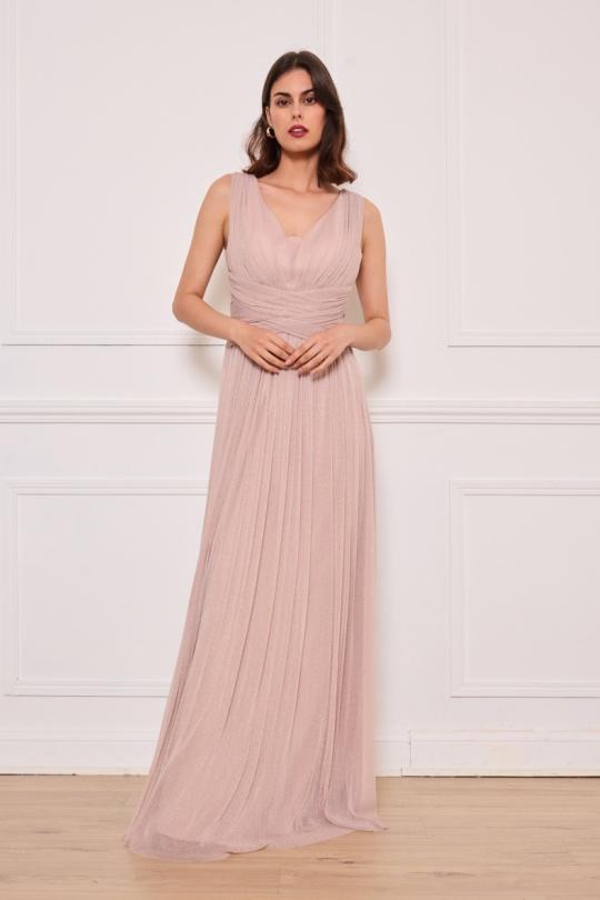 Robes de soirée Femme Chocolat Lautinel R8339 Efashion Paris
