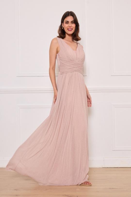 Robes de soirée Femme Chocolat Lautinel R8339 Efashion Paris