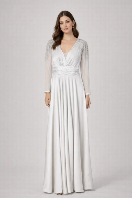 Robes de soirée Femme Céladon Lautinel R8346 Efashion Paris