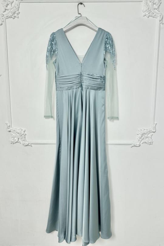 Robes de soirée Femme Céladon Lautinel R8346 Efashion Paris