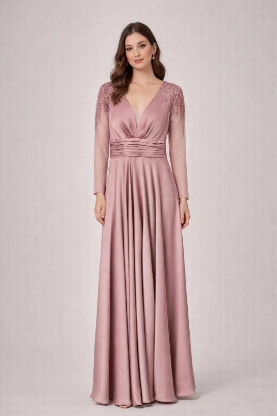 Robes de soirée Femme Céladon Lautinel R8346 Efashion Paris