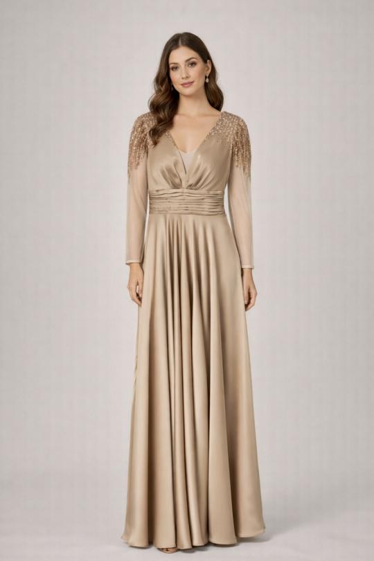 Robes de soirée Femme Céladon Lautinel R8346 Efashion Paris