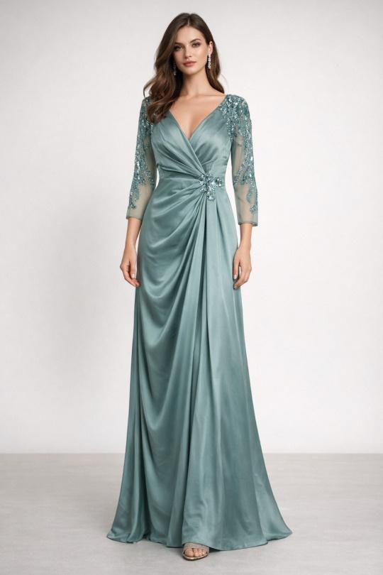 Robes de soirée Femme Blanc Lautinel R8345 Efashion Paris
