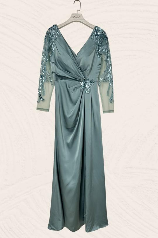 Robes de soirée Femme Blanc Lautinel R8345 Efashion Paris