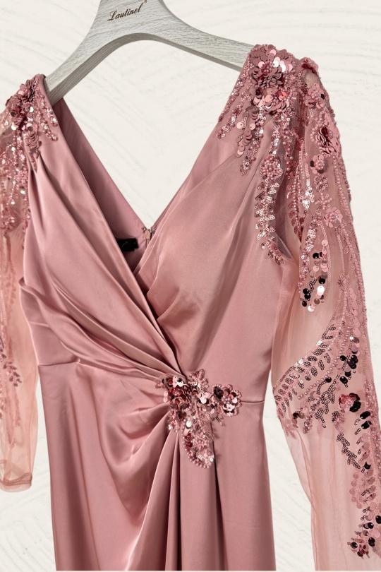 Robes de soirée Femme Blanc Lautinel R8345 Efashion Paris