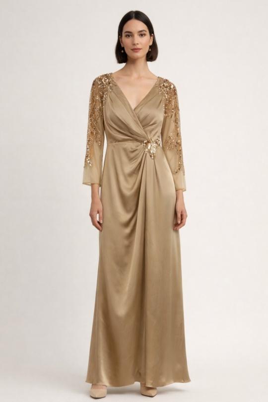 Robes de soirée Femme Blanc Lautinel R8345 Efashion Paris