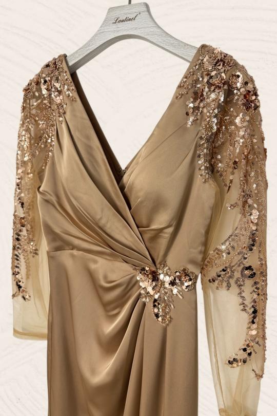 Robes de soirée Femme Blanc Lautinel R8345 Efashion Paris