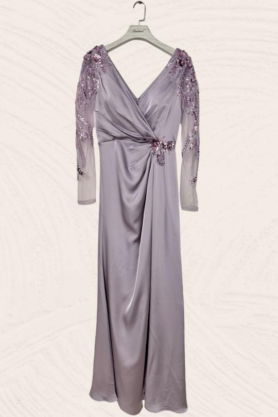 Robes de soirée Femme Blanc Lautinel R8345 Efashion Paris