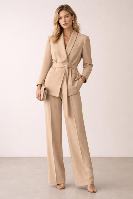 Ensembles Femme Beige Lautinel EN4041 Efashion Paris