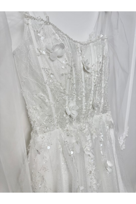 Robes de soirée Femme Blanc Lautinel R2604 Efashion Paris