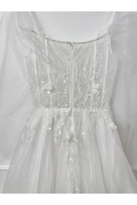 Robes de soirée Femme Blanc Lautinel R2604 Efashion Paris