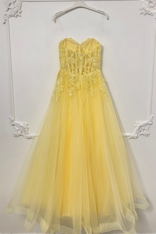 Abiti da sera Donna Yellow Lautinel R1998 Efashion Paris
