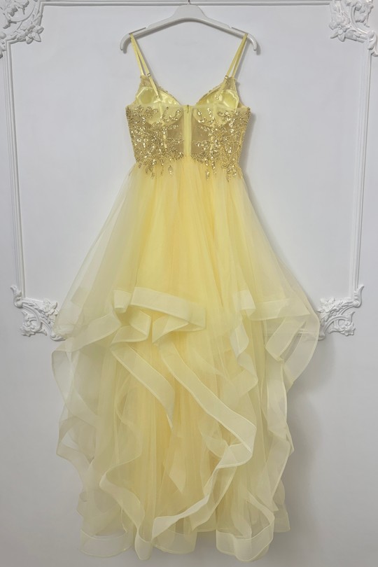 Abiti da sera Donna Yellow Lautinel R2001 Efashion Paris